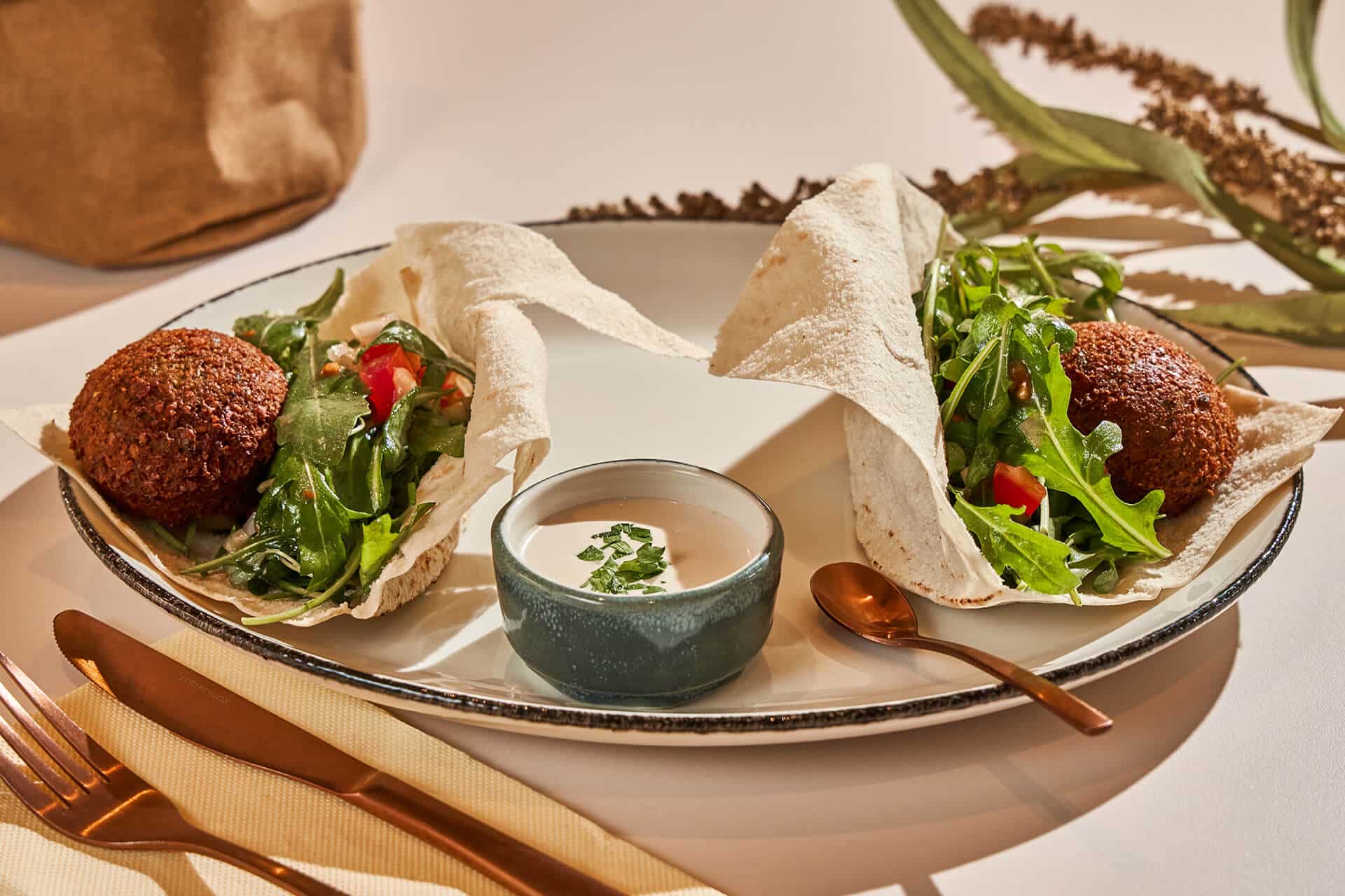 SAQUITOS DE FALAFEL